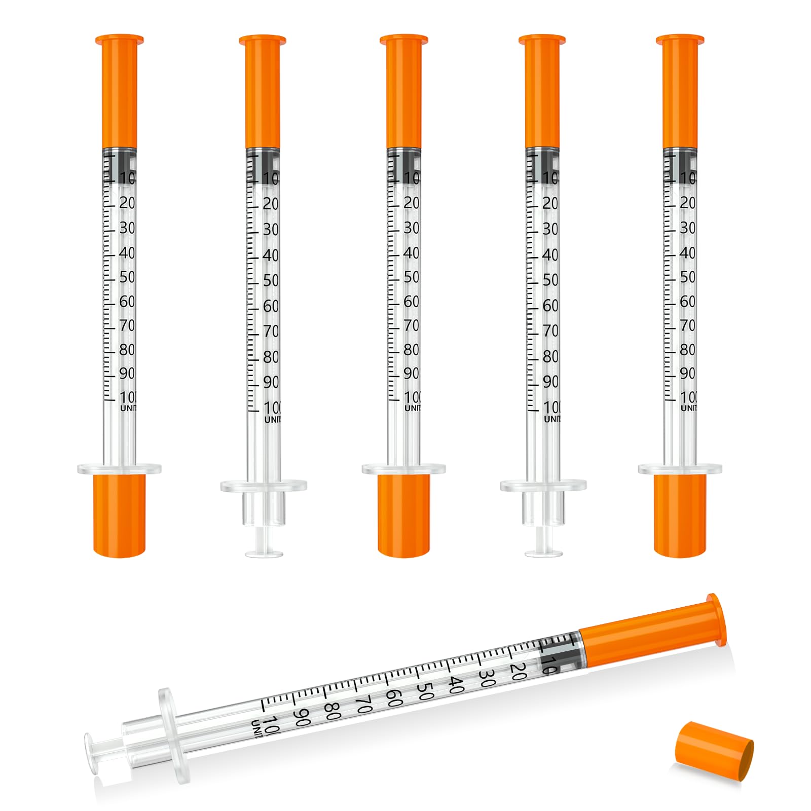 Photo 1 of 1ml/cc Syring 29G 1/2 Inch 13mm, Lab Tools Individual Package 100 Pack