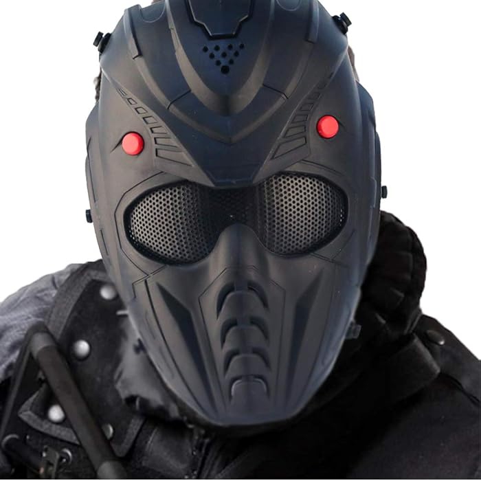 Buy Airsoft Skull Masks Full Face Scary Halloween Ghost Mask