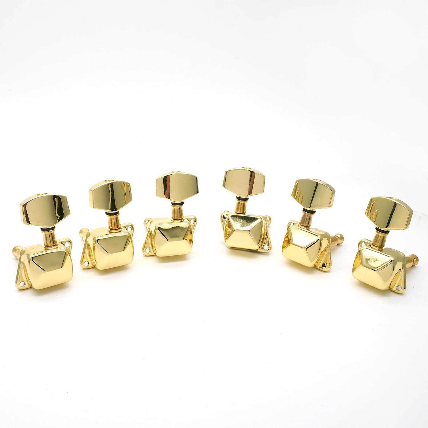 harpfeas 6 Pieces 3L3R Semiclosed Guitar String Tuning Pegs Tuner Machine Heads