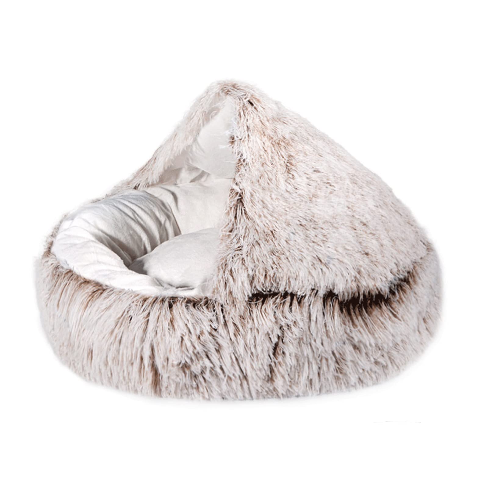 Couverture de chien et lit de chat rond pour sol froid