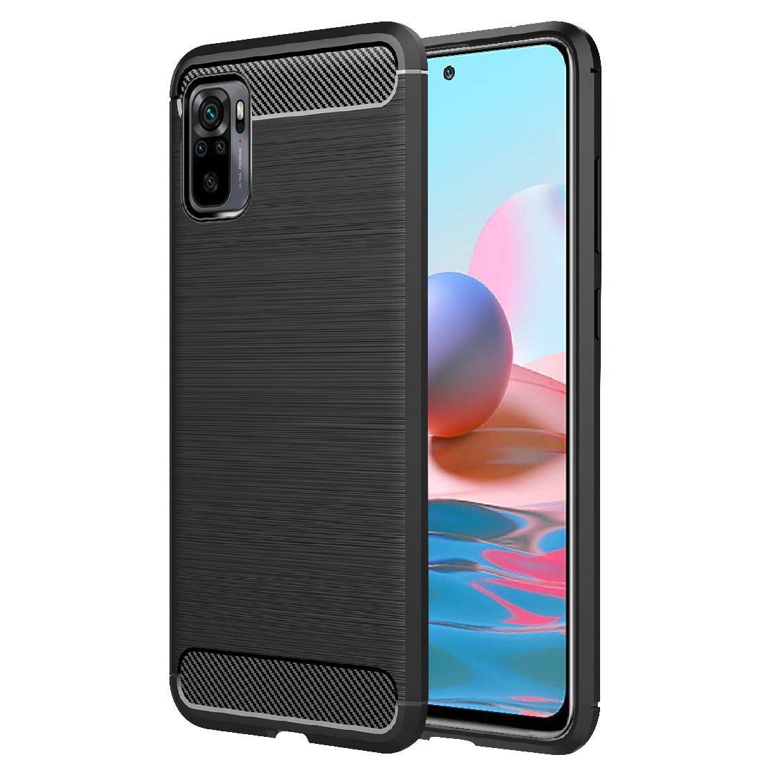 JGD PRODUCTS for Redmi Note 10, Redmi Note 10S Carbon Fiber Armor Drop Tested Shock Proof TPU Back Case Cover (B08ZS3WGHD) Amazon Price History, Amazon Price Tracker