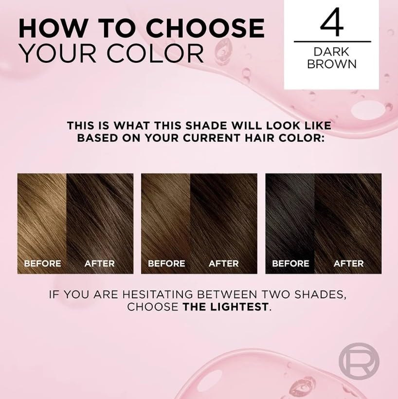 Image of L'Oreal Paris Excellence Triple Protection Permanent Hair Color Creme, Dark Brown [4] 1 ea (Pack of 12)
