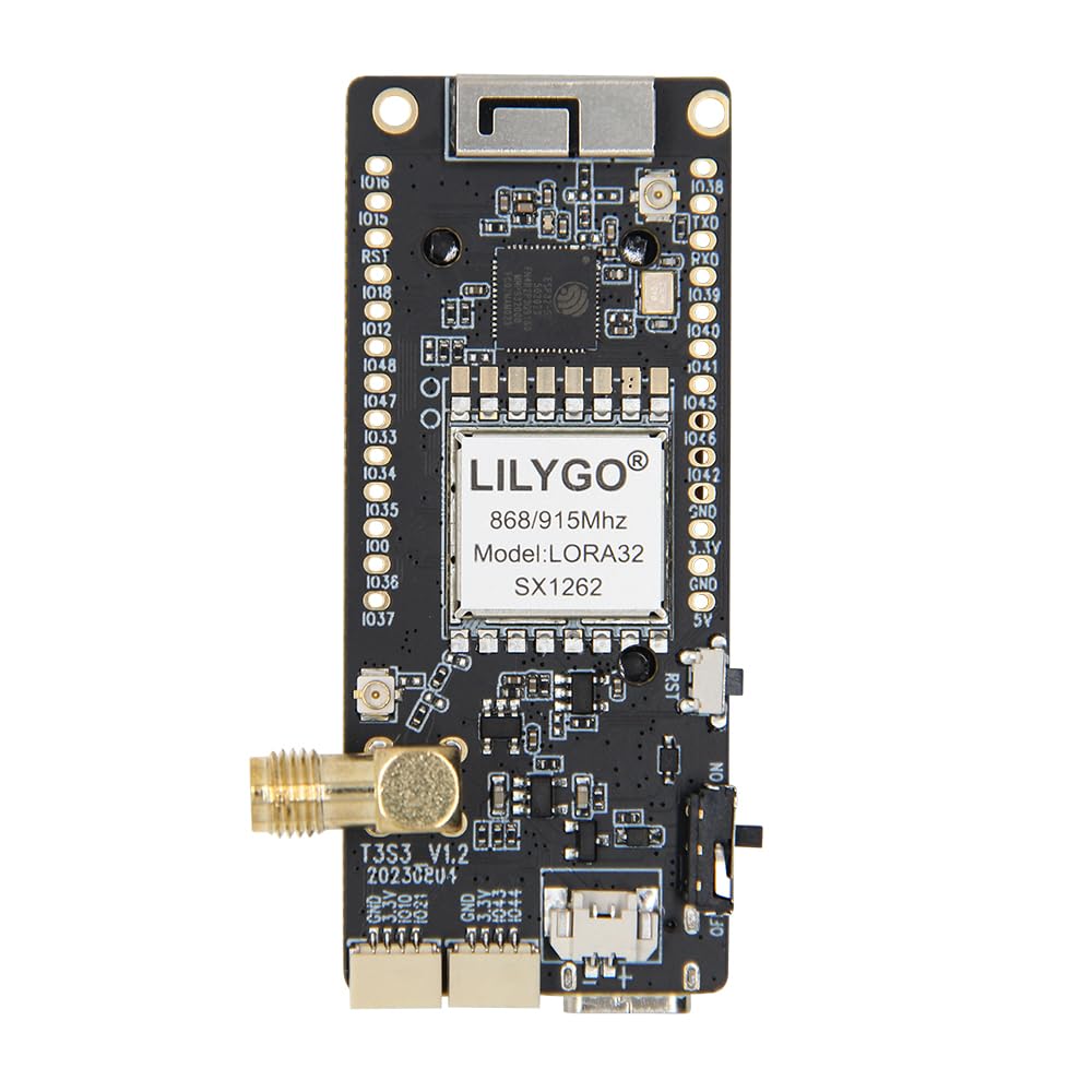 LILYGO T3S3 ESP32-S3 LoRa Meshtastic TTGO Carte de développement sans fil avec écran OLED de 0,96" (SX1262 868 MHz)