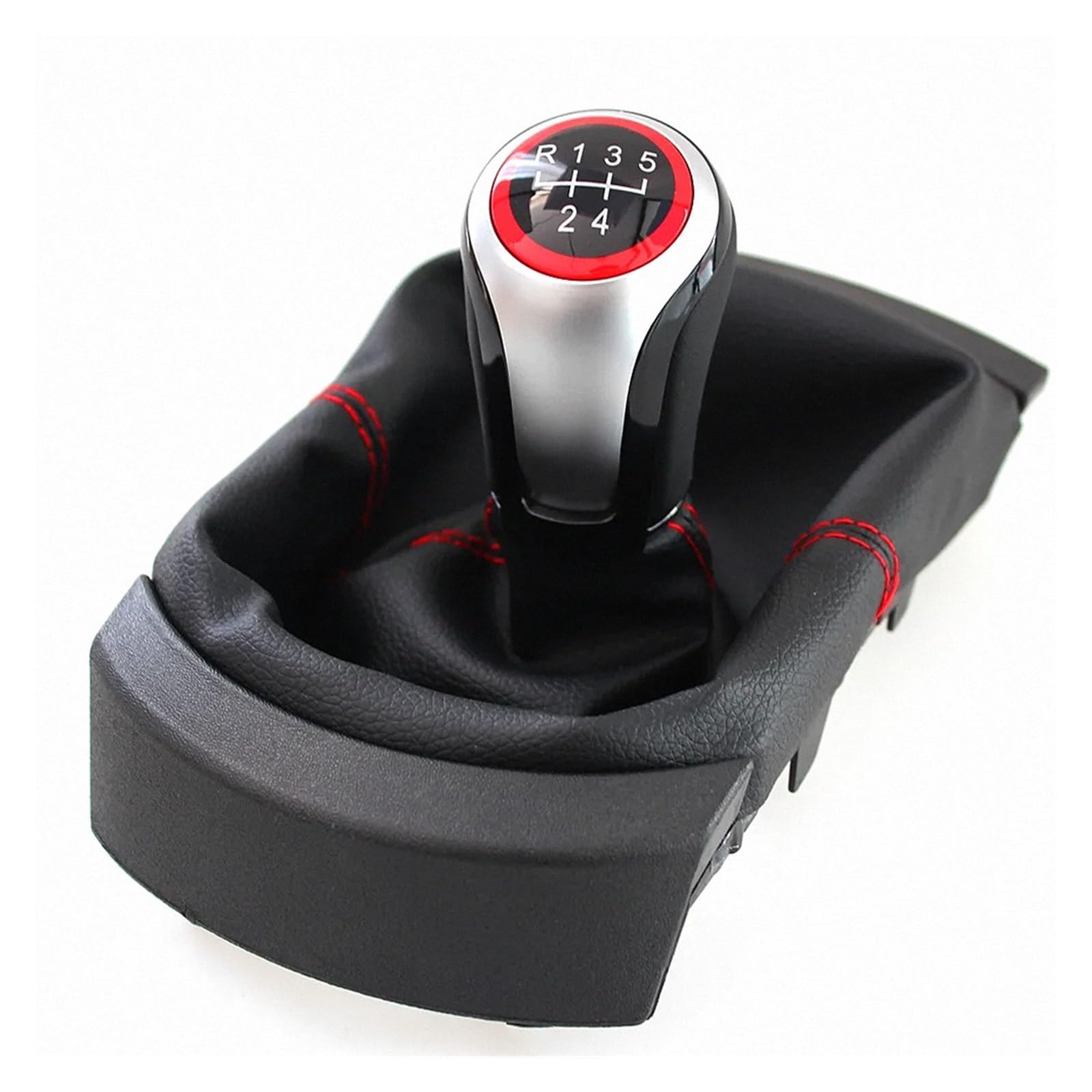 Dbmswzjqfg 5 Speed For Seat Ibiza 2002-2010 Sporty Gear Shifter Knob Black