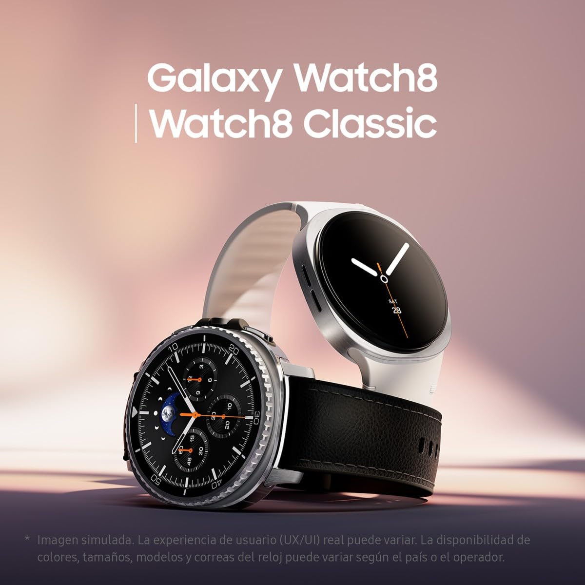 Samsung Galaxy Watch8, 40 mm, Bluetooth, Galaxy AI, Smartwatch, Procesador 3 NM, Asistente de Salud y Sueño, Seguimiento Deportivo, Garantía 3 Años + 1 año Extra, Plata(Versión Española)