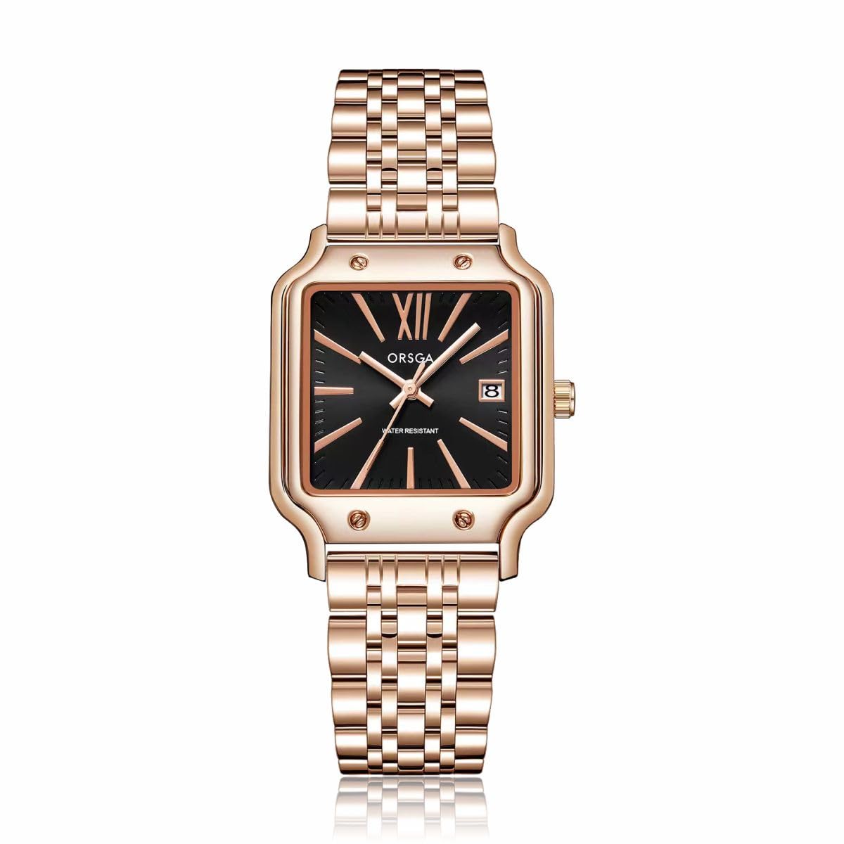 ORSGA Zest Women Watch Analog Latest Stylish Wrist Watch, Gift for Women, Birthday Gift, Anniversary (Gold Black) (B0D3XV8GTF) Amazon Price History, Amazon Price Tracker