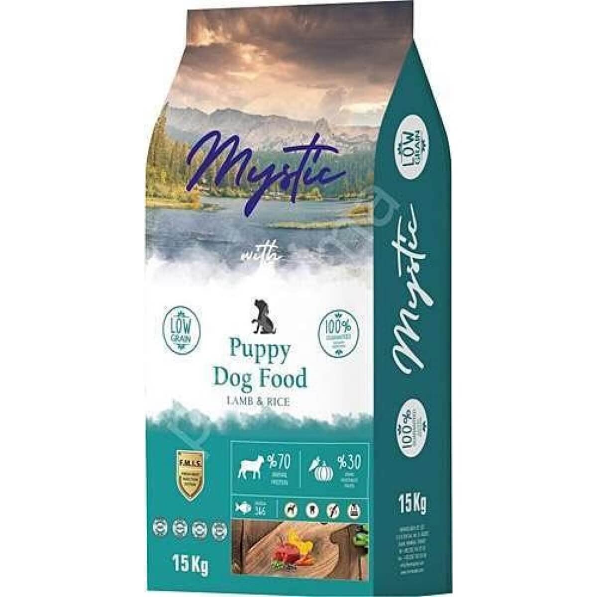 Mystic Az Tahıllı Yavru Köpek Maması Kuzulu 15 KG