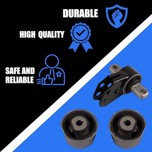 Miniatura 4 de Soporte de diferencial delantero con soporte de buje compatible con Jeep Grand Cherokee Commander 2005 2006 2007 2008 2009 2010 Reemplazo 52114354AA