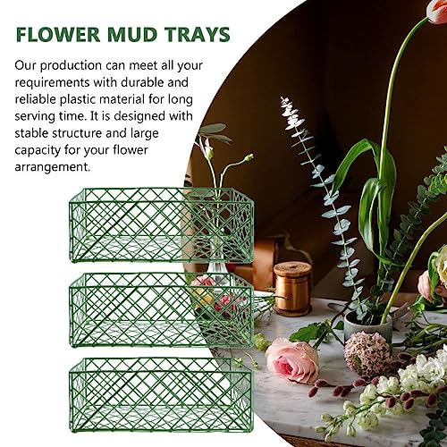 Yardwe 20PCS Floral Foam Cage Square Flower Arrangement Holder for Fresh Flower Table Centerpiece Floral Arrangement 23.5 x 11 x 9 cm - Image 3