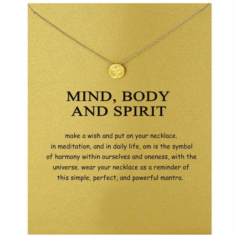 Rack Jack Charm Pendant Necklace with Wish Card for women and Girls (Mind, Body & Spirit) (B0DBV5PX78) Amazon Price History, Amazon Price Tracker