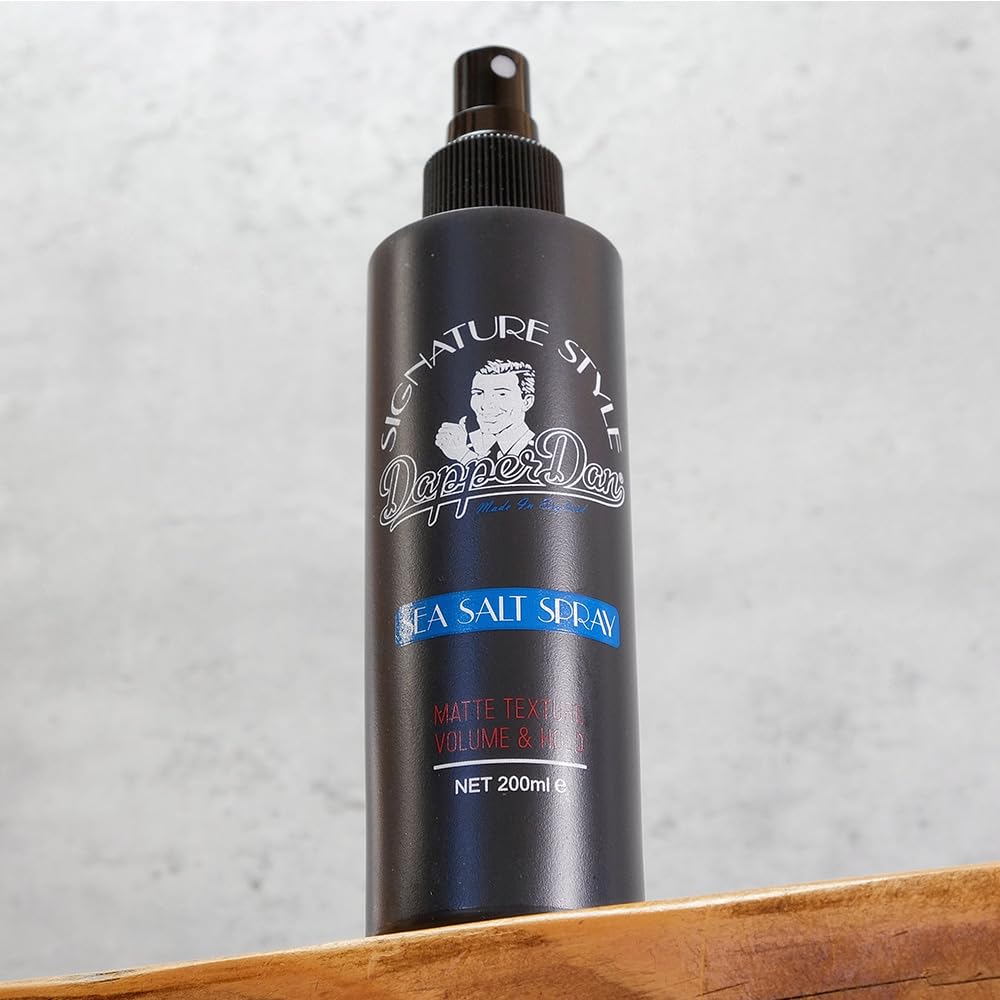 Dapper Dan Spray al Sale per Uomini, Spray Testurizzante per Volume, Fissaggio & Finish Opaco, Onde Naturali, Texture Scomposta, Approvato da Barbiere, Made in UK, 200ml