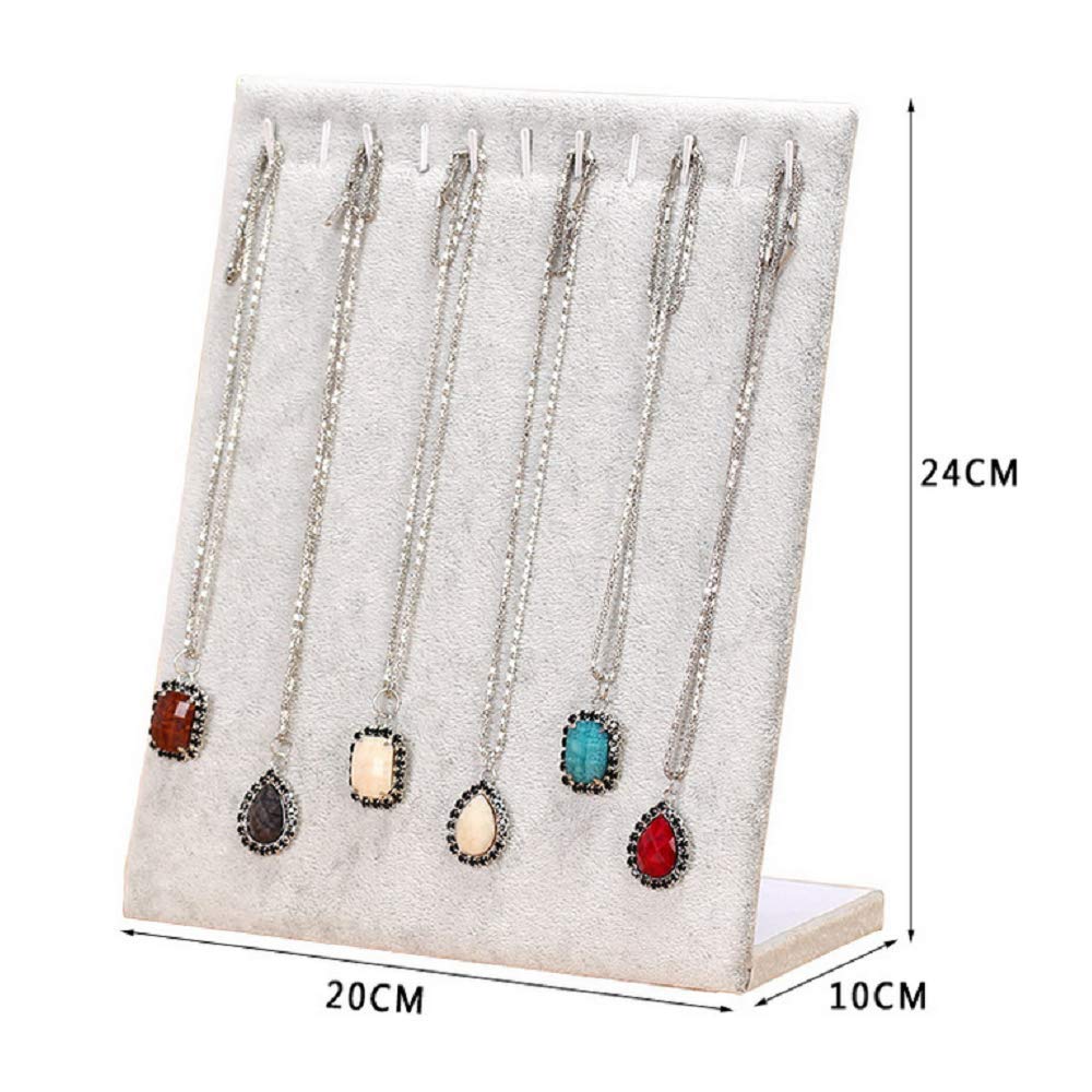 Amazon｜OKUSU-JP ネックレススタンド L型 アクセサリースタンド 11本