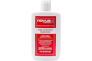 Novus Plastic Fine Scratch Remover #2 - 8 Ounce Bottle