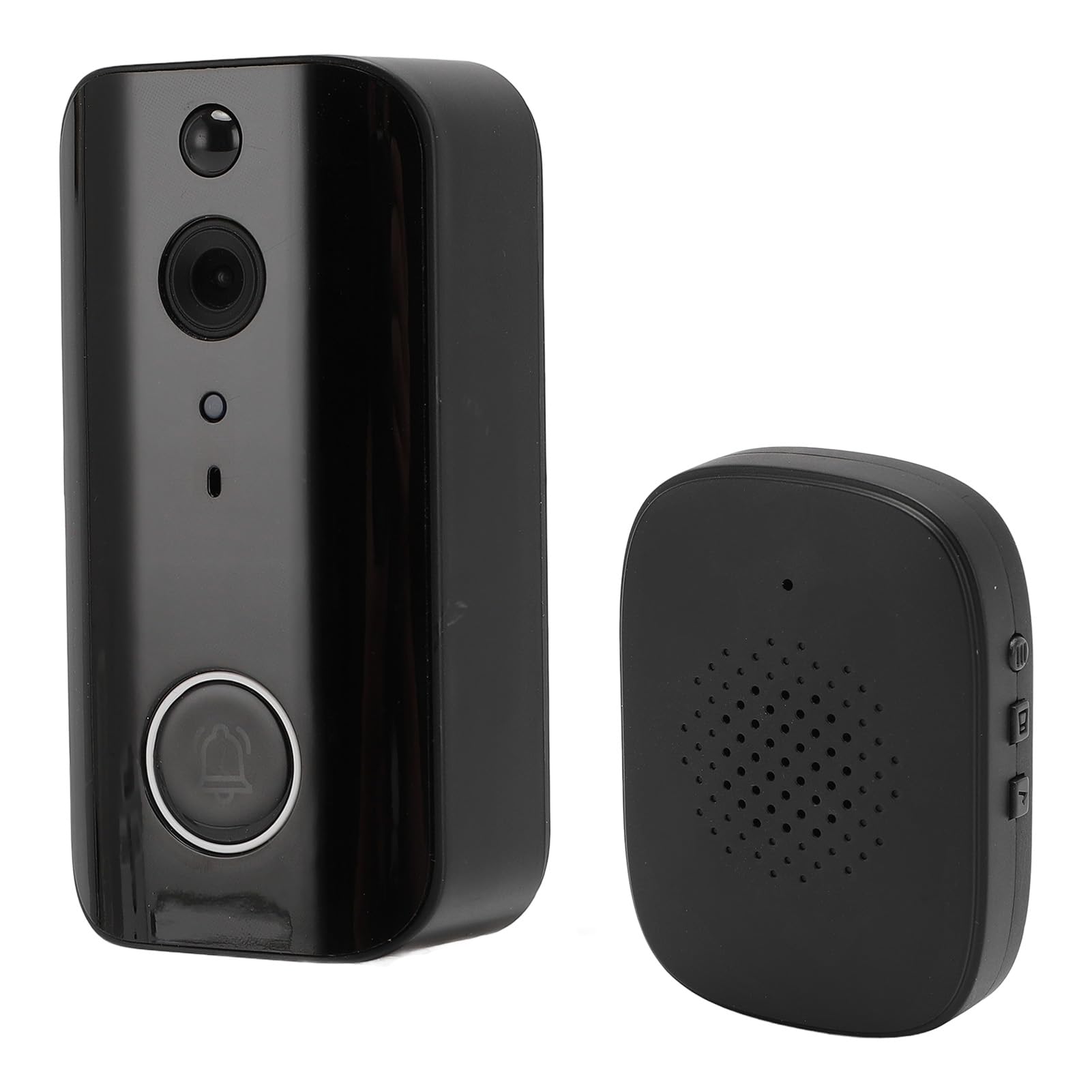 Videocitofono Wireless 1080P, Visione Notturna IR, Sensore di Movimento PIR, Riduzione del Rumore, WiFi 5G, Convertitore Vocale, 4000 MAh, con Funzione, per la Casa