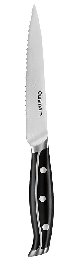 Cuisinart C77TRN-5SUT Nitrogen Knife Collection Triple Rivet, Silver