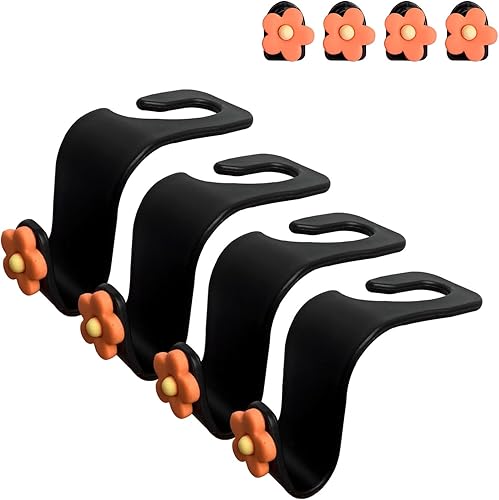 Miniatura 7 de Augeny 8 ganchos para reposacabezas de asiento de automóvil, organizador de almacenamiento para colgar ganchos de asiento de automóvil, ganchos