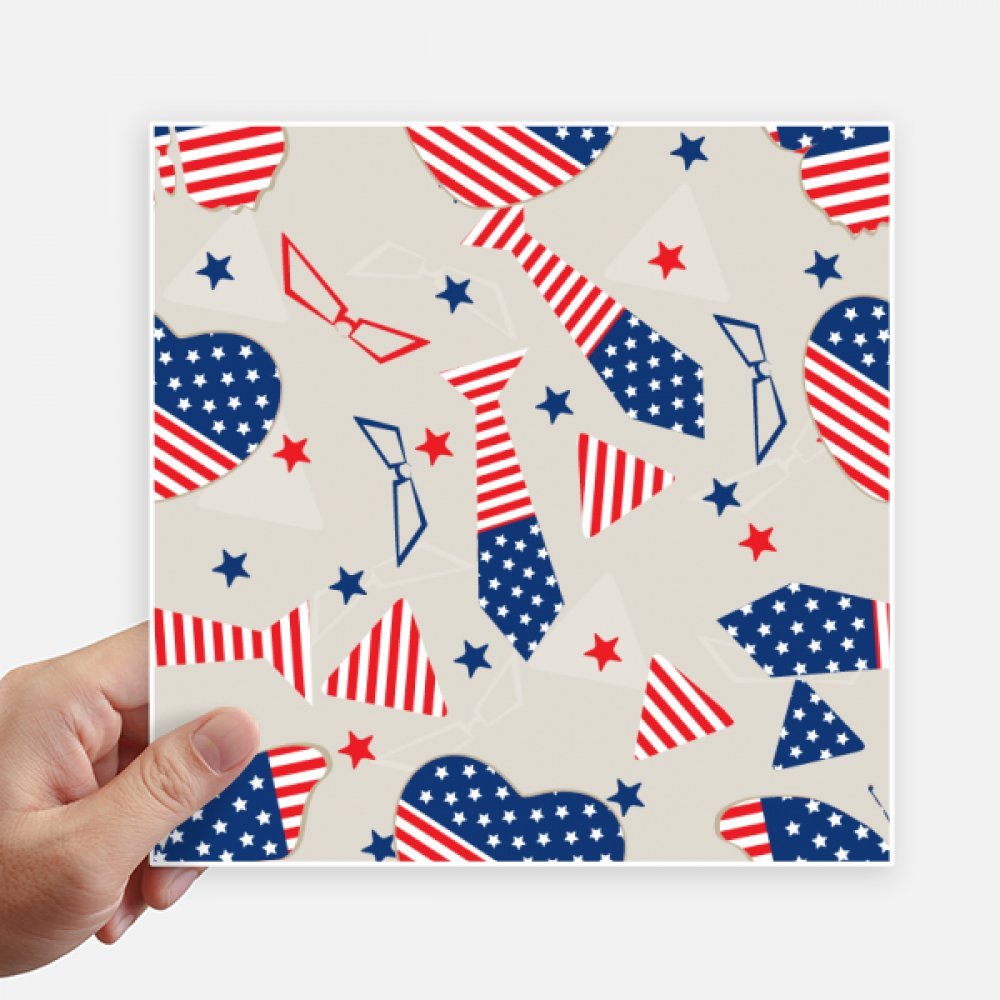 Drapeau USA autocollant étanche pour déco murale et ordinateur portable 20 cm