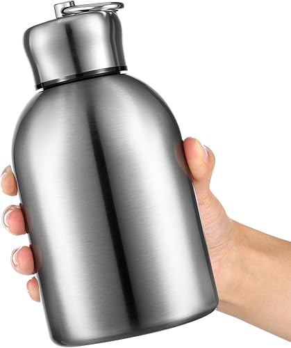 Miniatura 21 de Mifoci 1 Pieza Botellas de Agua Mini de 10oz Botellas de Acero Inoxidable delgadas Aisladas Térmicas para Bebidas Calientes y Frías, Botella Térmica