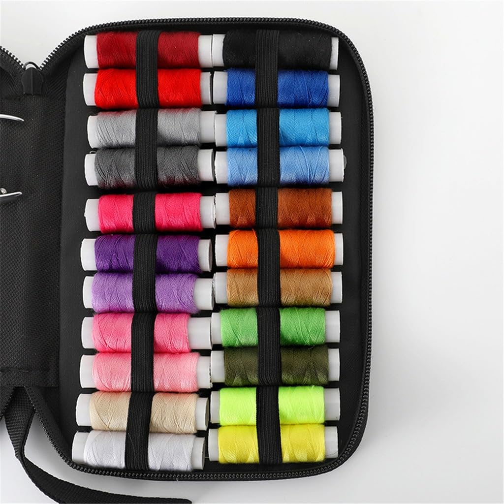 Kit de Costura para el hogar, Juego de Caja de Costura Multifuncional de 89 Piezas
