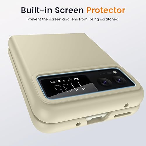 Miniatura 3 de NULETO Funda para Moto Razr 2023 Funda ultradelgada para Motorola Razr 2023 con carga inalámbrica, funda protectora delgada de policarbonato duro a