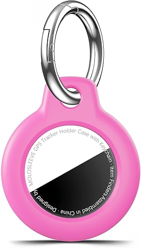 Miniatura 264 de Funda para AirTag con llavero, a prueba de golpes y antiarañazos, accesorios para localizadores GPS, para bolsos y maletas, transparente F5-Clear