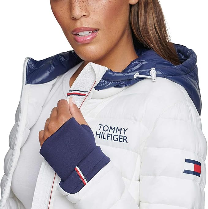 lightweight puffer jacket women's tommy hilfiger