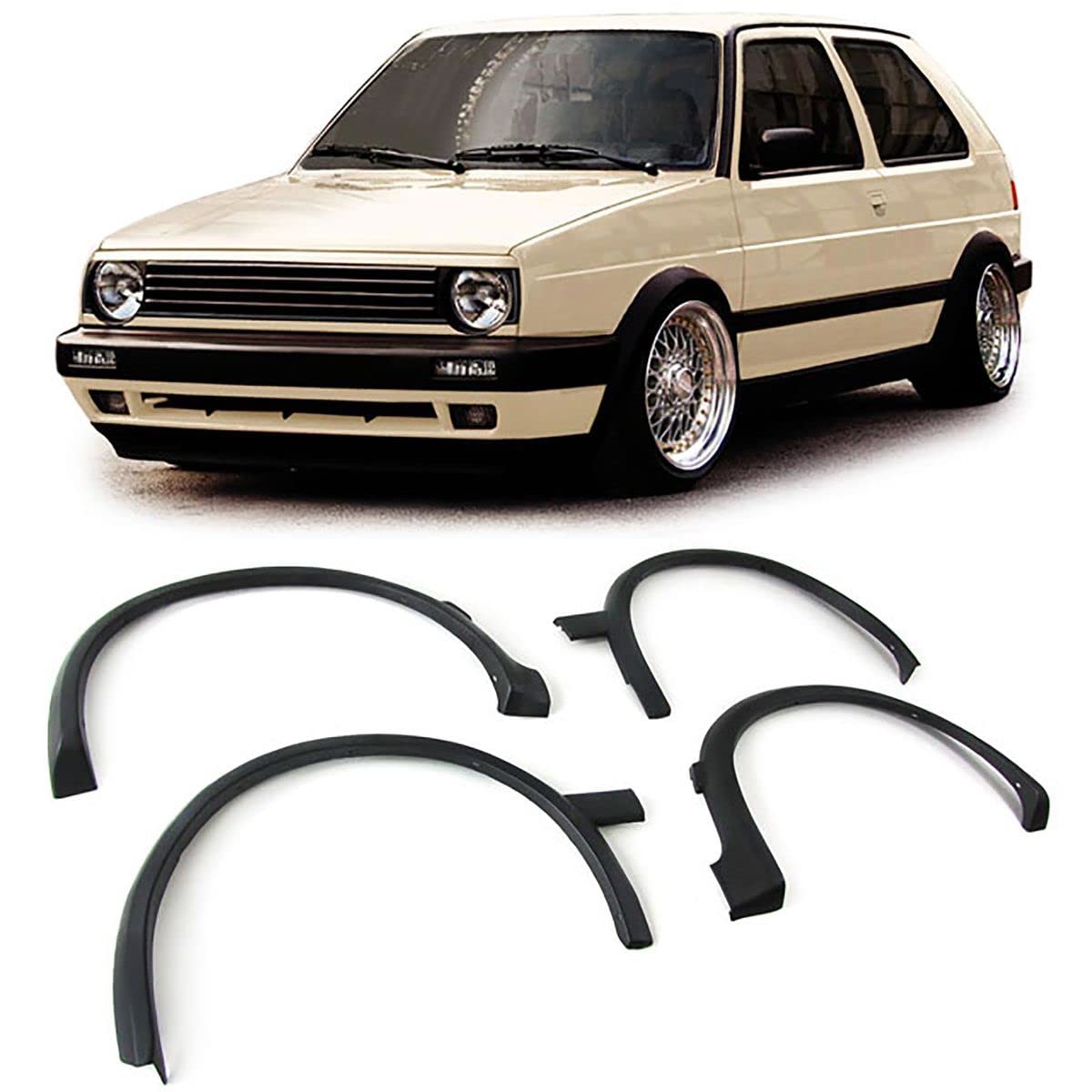 Amazon | VWゴルフ2のGTIワイドホイールアーチ | オーバーフェンダー 