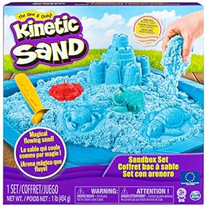 Kinetic Sand 6029058 Kreatives Sandspielset Blau 454g