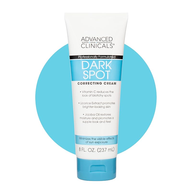 Creme facial e corporal Advanced Clinicals com Vitamina C, óleo de jojoba e alcaçuz, 227 g