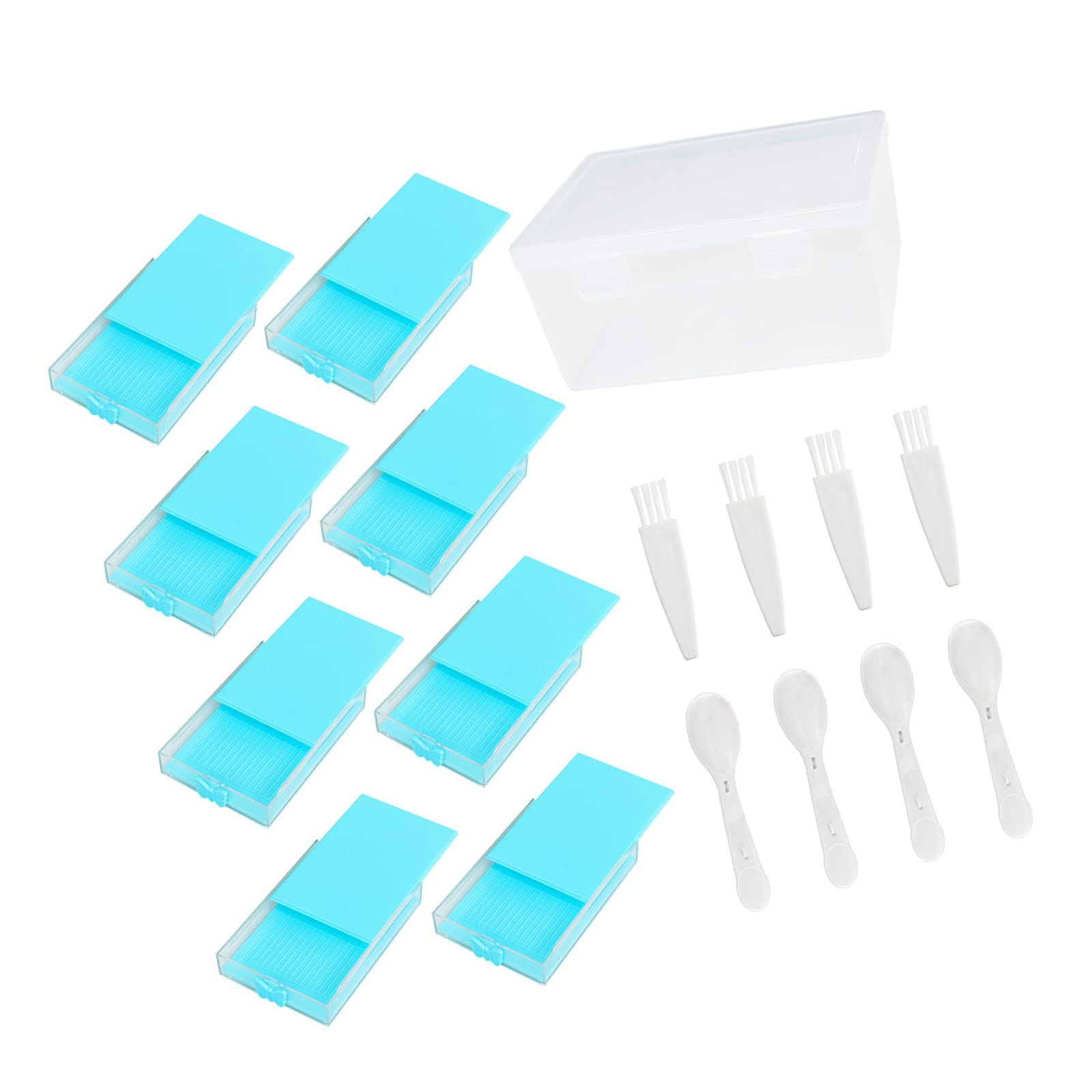 Snorvixre Efficient Multiple Compartment Beads Painting Sifting Tray and Storage Organizers Box for Craft Projects Craft Organizers