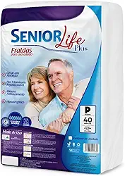 Fralda Geriátrica Senior Life Plus P - 40 Unidades