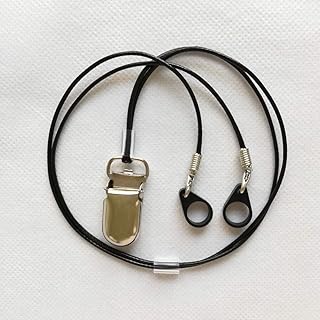 BTE Hearing Aid Safty Protection Clips @ Metal Clip (Black)