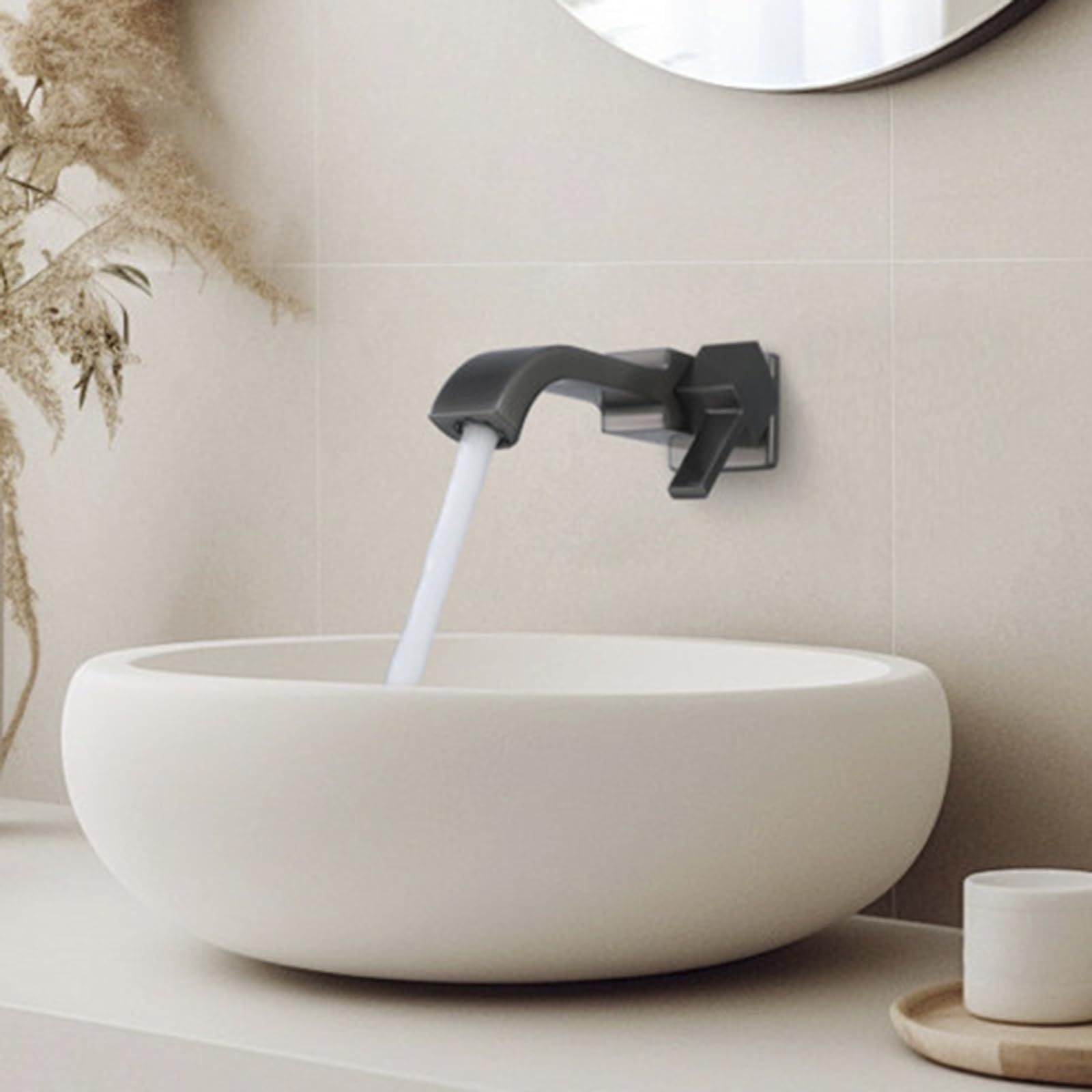 Robinet Mural Eau Froide Uniquement Laiton G1/2 Chromé