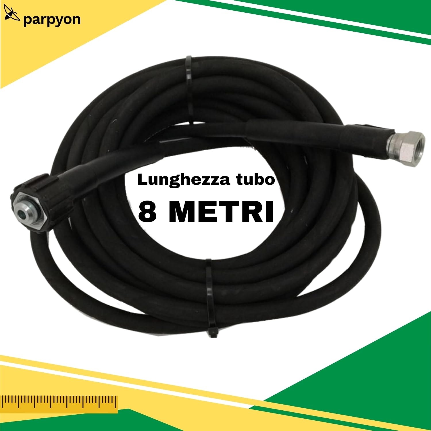 Tubo Per Idropulitrice VEVOR 15,2m - Alta Pressione 3600 PSI, Connettori In Ottone - Foto 9