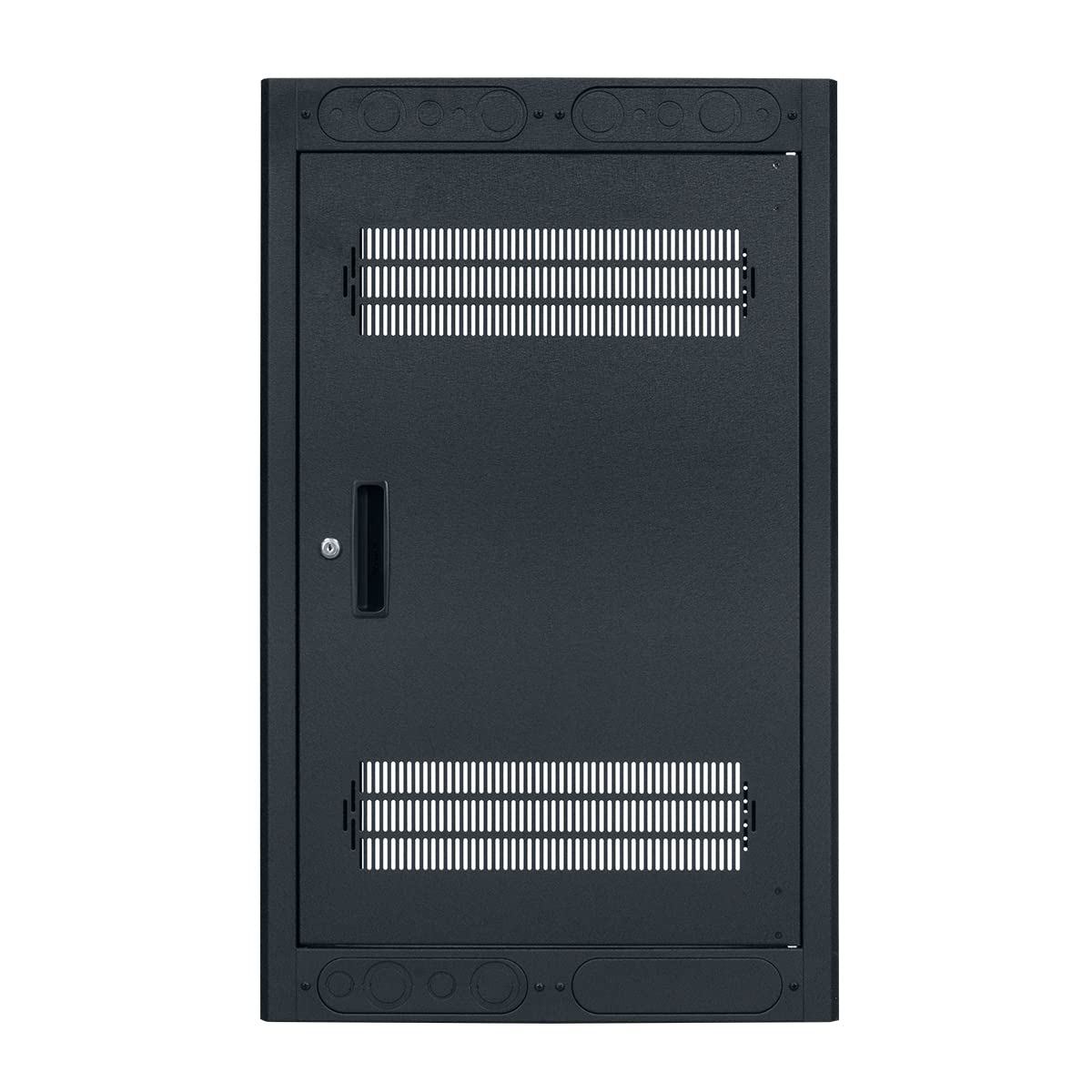 Lowell LER-1822 LER Series Enclosed AV Rack 18U x 22 D with Rear Door; Welded Top and Sides with Vents; Open Front; 1-Pair Fully Adjustable Rails Tapped 10-32; 500 Lbs Capacity