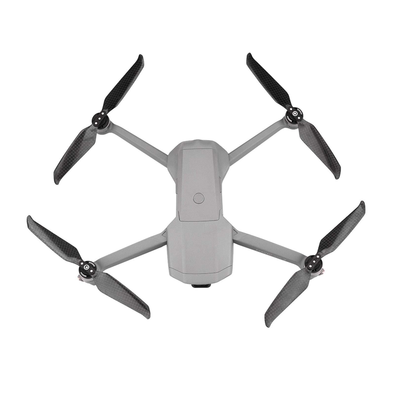 7238 Śmigła z włókna węglowego o niskim poziomie hałasu, do DJI, do akcesoriów do dronów Mavic Air 2, 2 szt. Uchwyt na taśmę do łopatek
