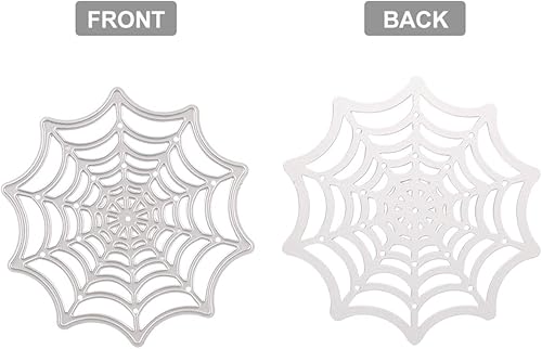 Miniatura 3 de EXCEART Plantilla de corte de tela de araña 1 molde de plantilla de corte de acero al carbono para Halloween