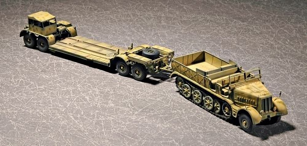 Trumpeter 1:72 - Sd.Kfz.9 18t Half Track & Trailer