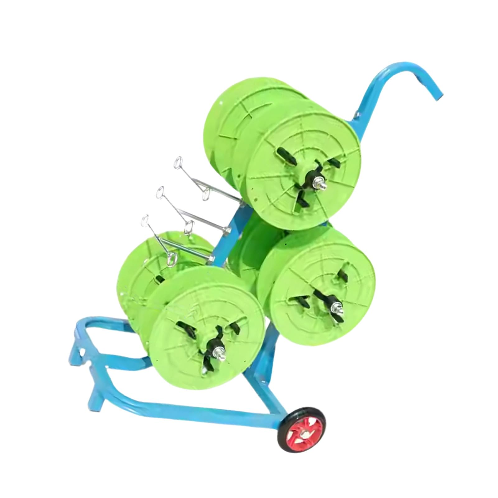 WDSOPK Wire Spool Rack,Green Cable Dispenser,Multiple Axle Caddy Holder,for Ribbon Filament Automotive Wiring Storage