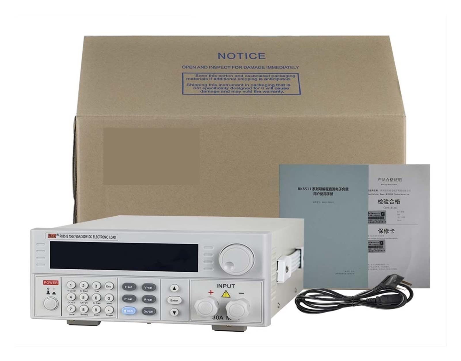 Charge électronique programmable RK8512 Hi-précision programmable DC Charge électronique 15 0V / 60A / 300W