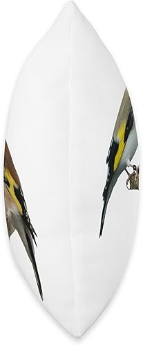 Miniatura 2 de Canarios Pair Gift for Goldfinches Lovers Throw Pillow, 18x18, Multicolor