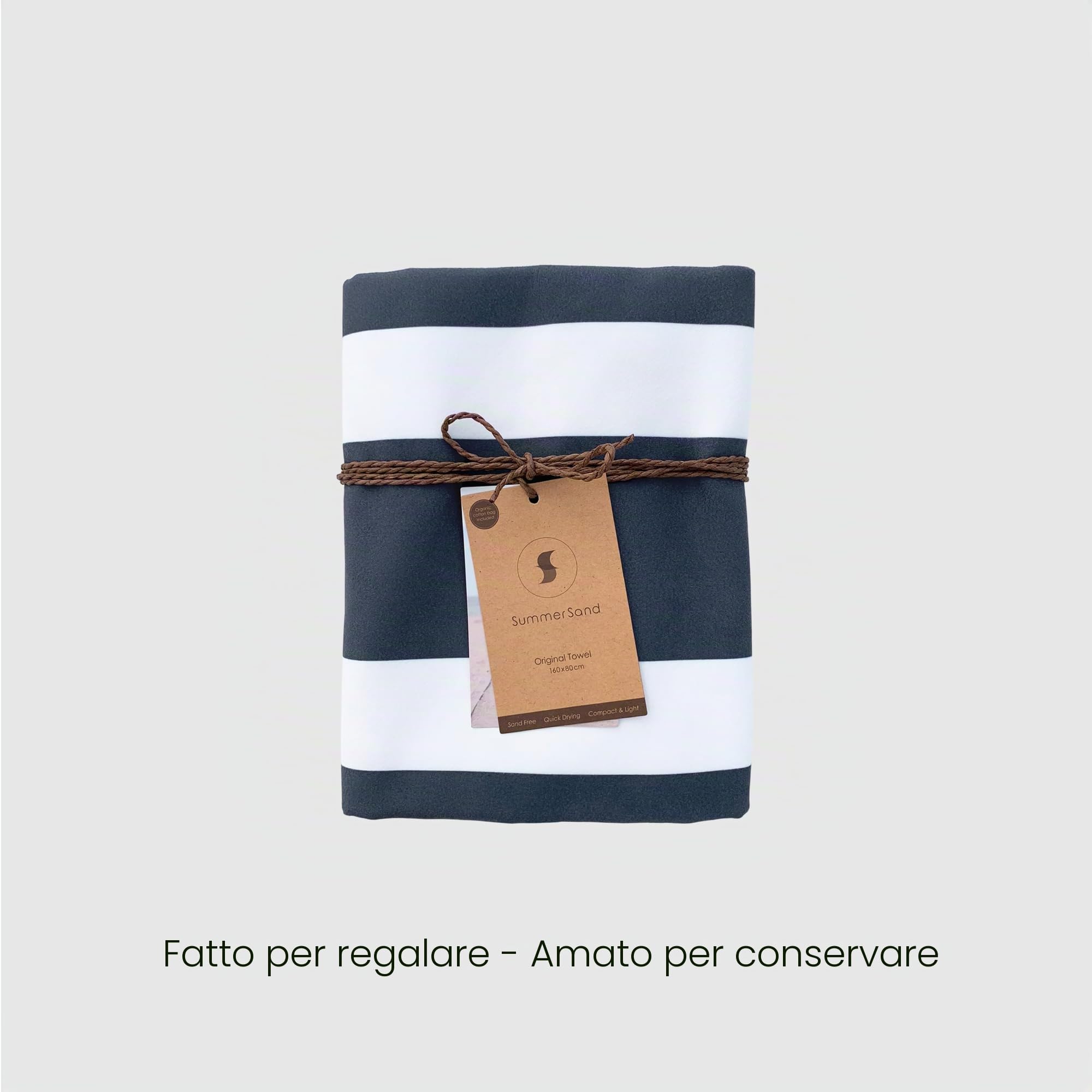SummerSand Telo Mare microfibra - Asciugamano Mare Antisabbia e ad Asciugatura Rapida - Telo Palestra Inodore - Asciugamano microfibra di Alta Qualità - Telo mare grande 160x80cm – Blu