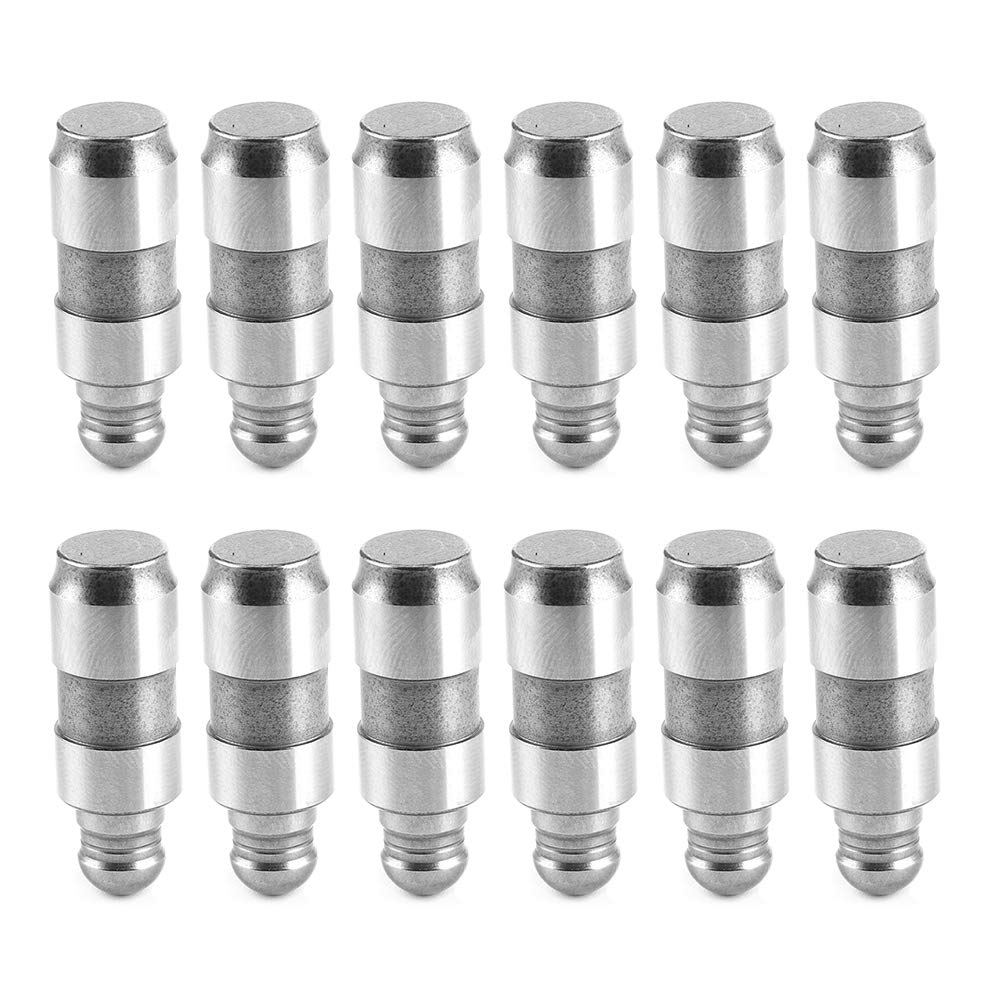 Punterie Valvole Motore, Set 12 Punterie Idrauliche Compatibile con Dodge Avenger Challenger, Ricambio 5184332AA per Sistema Distribuzione e Azionamento Valvole del Motore