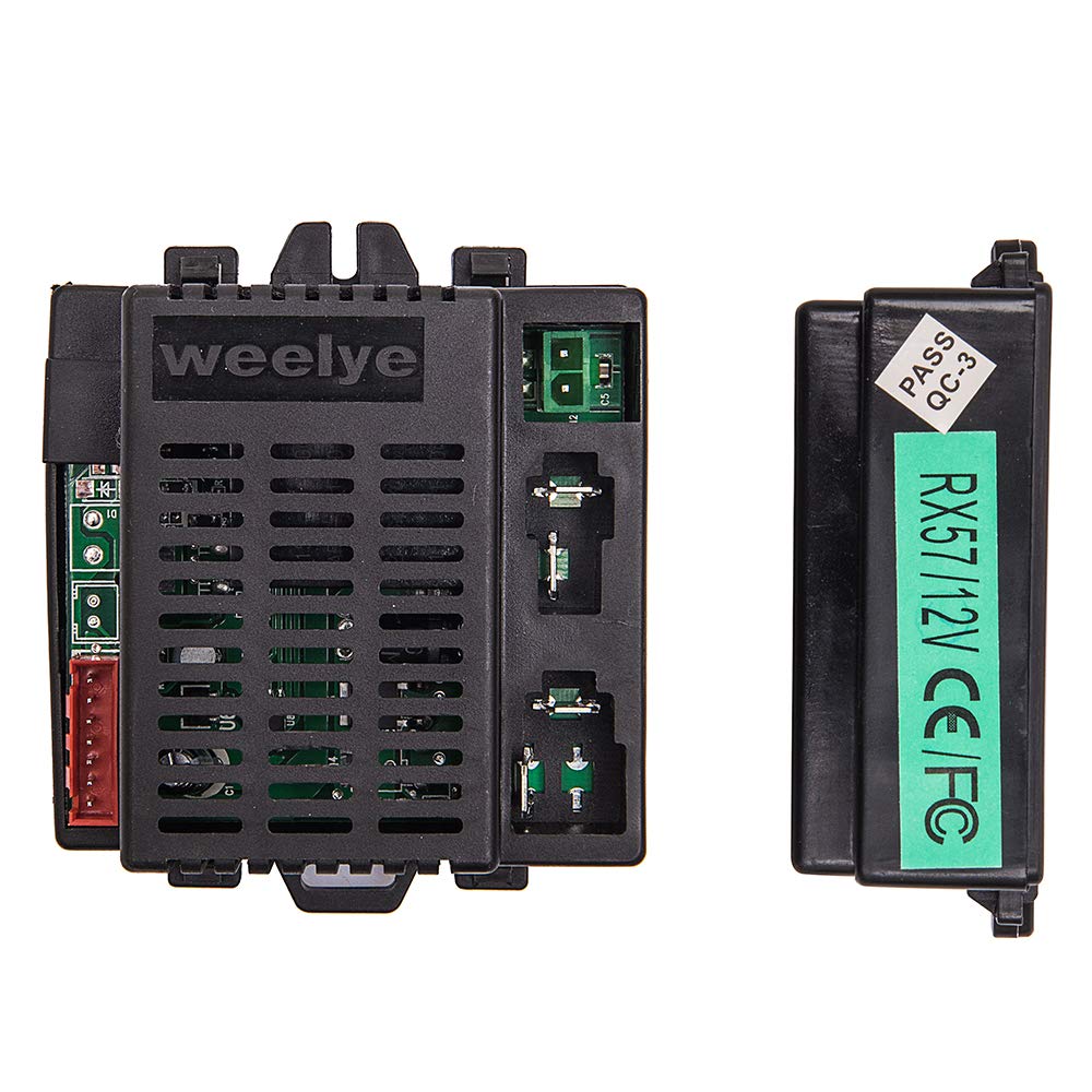 jiaruixin Wellye RX57 12V CE FC Children's Electric car 2.4G Bluetooth Control and Receiver Accessories, for Kids Ride On Toys Replacement Parts