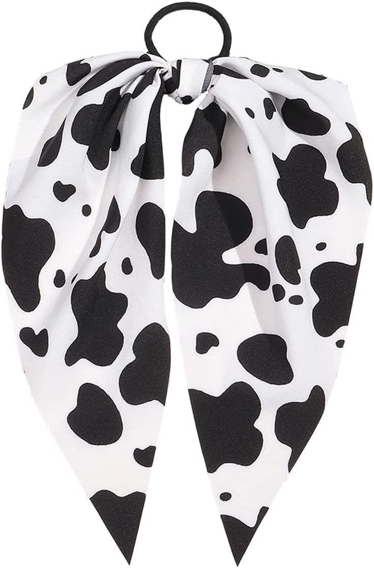 Amazon.com : cow print Hair headband,Rabbit Bunny Ear Bow Bowknot ...
