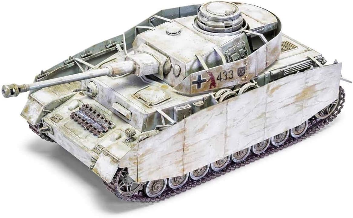 Airfix WWII Panzer IV Ausf. H. Mid Version 1:35 Military Tank Plastic Model Kit A1351