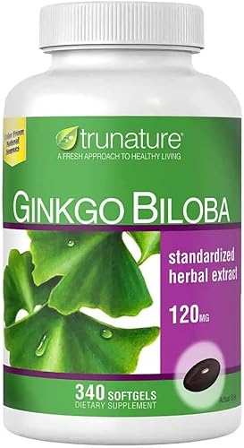 Graves Ginkgo BILOBA 120mg 340 cápsulas blandas de apoyo de memoria