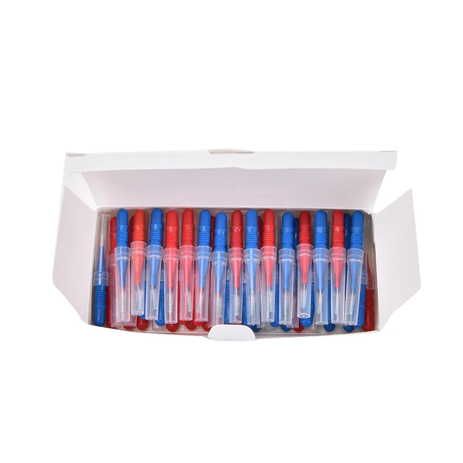 międzyzębowe i patyczki z nicią dentystyczną, Interdental Brush 30-50pcs Multicolor(50pcs-random)