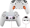 Controlador inalámbrico para PS5, compatible con PlayStation 5 /PS5 Pro/Slim/PC, con joysticks de efecto Hall, botones traseros y macro, Bluetooth 5.0, turbo, doble vibración, giroscopio de 6 ejes, anillo RGB, 1000mAh, conector de audio de 3.5mm, gamepad para PS5 Pro con altavoz. Clasificación ESRB: Solo adultos | 1 nov 2025 | por NBCP 1