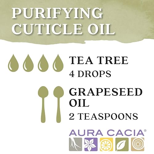 Miniatura 8 de Aura Cacia - Aceite esencial de árbol de té puro  Certificado de pureza  2 onzas líquidas